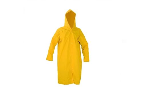 Capa de Chuva PVC C/ Forro Amarelo