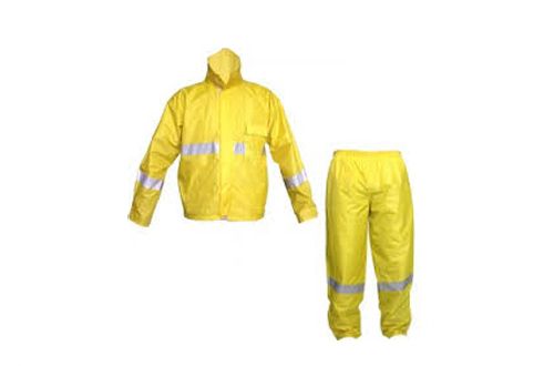 Conjunto PVC Forrado Refletivo Amarelo