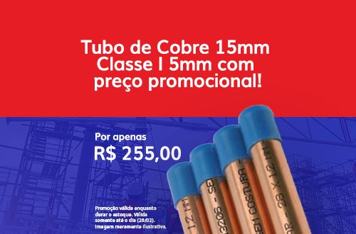 Tubo Cobre Classe I